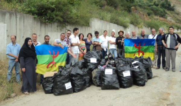 12e anniversaire du MAK : nettoyage des alentours du barrage de Taksebt