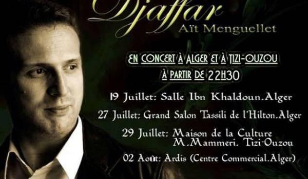 Djaffar Aït Menguellet en concert à Alger et Tizi Ouzou