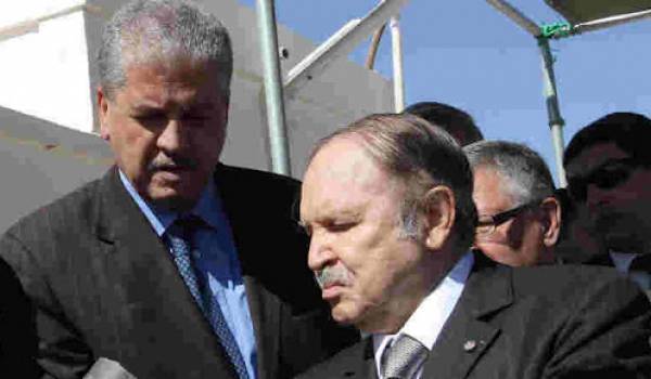 Sellal et Bouteflika il y a un an.