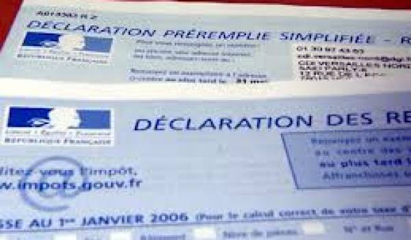 La feuille des impôts est salée.