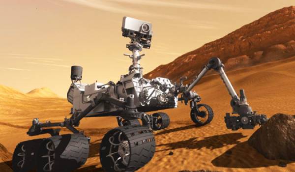 Le robot Curiosity envoyé sur la planète rouge.