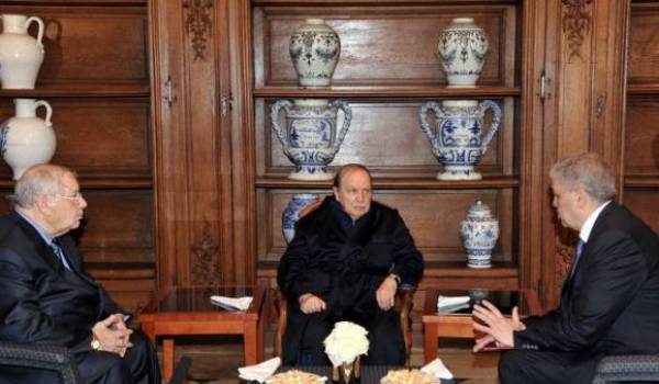 Gaïd Salah, Bouteflika et Sellal.