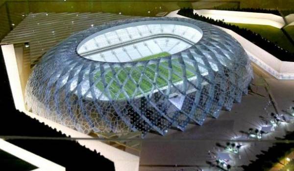 Le prototype du stade climatisé d'El Wakrah où aura lieu le Mondial.