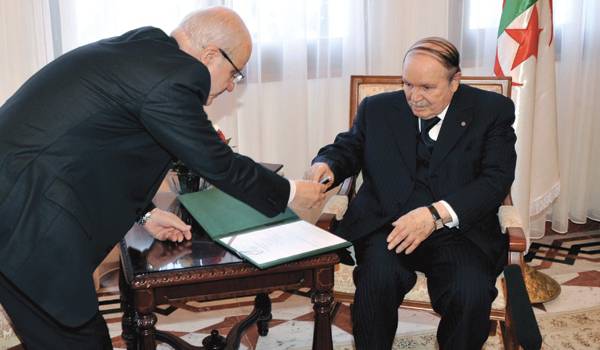 Bouteflika et Mourad Medelci.