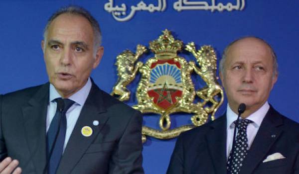 Salaheddine Mezouar et Laurent Fabius, les ministres des Affaires étrangères marocain et français.