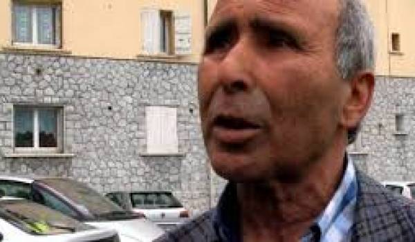 Ferhat Bouhabila, le père de l'homme soupçonné de djihadisme et expulsé en Algérie.