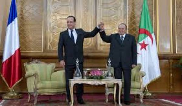 Abdelaziz Bouteflika et François Hollande.
