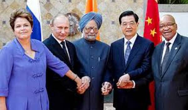 Les représentants des pays du Brics.