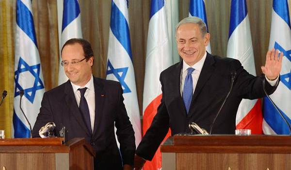 François hollande a vite justifié les bombardements de Gaza et apporté son soutien à Netanyahu.