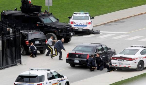 Grosse panique aujourd'hui aux environs du parlement d'Ottawa.