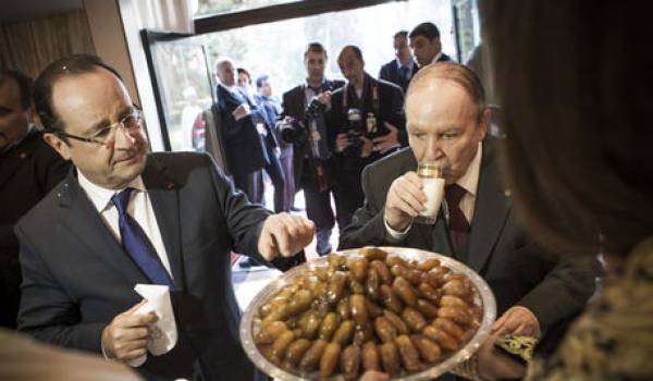 François Hollande a été l'un des premiers à féliciter Bouteflika pour son 4e mandat.