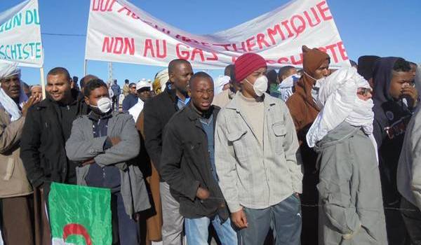 La protestation contre le gaz  de schiste se poursuit au sud.