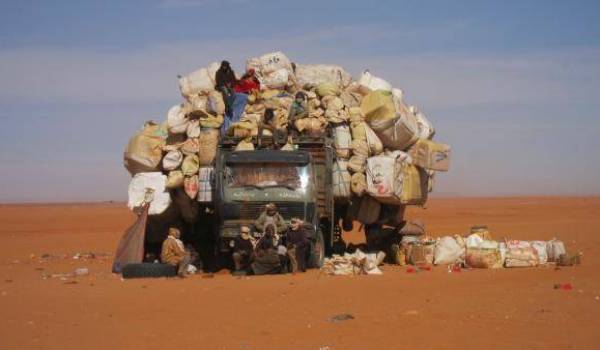 Le Sahara et ses routes des trafics en tous genres.