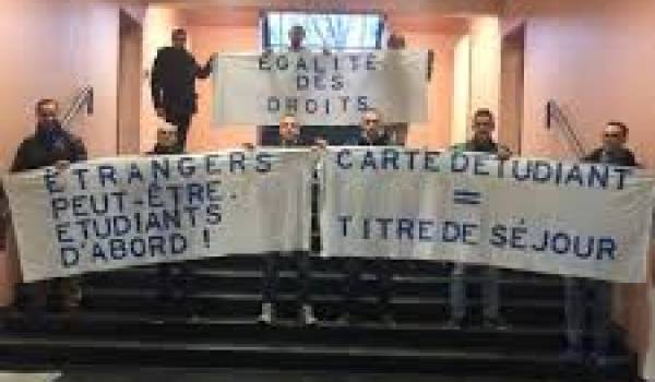 Les étudiants algériens victimes de la préfecture de Bobigny.