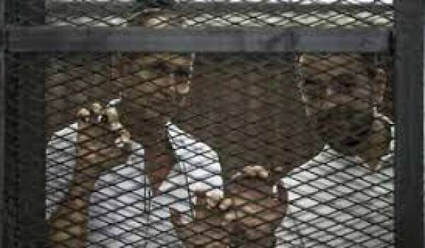 Les journalistes  Mohamed Baher et Mohamed Fahmy sont toujours emprisonnés en Egypte.
