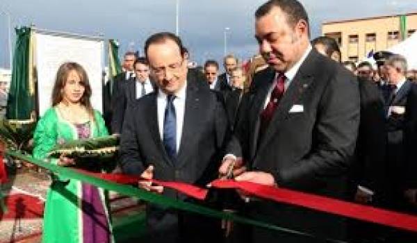 François Hollande et le roi Mohammed VI.