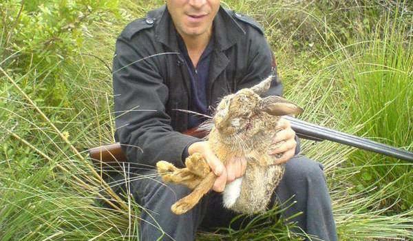 Zahir pendant une partie de chasse.