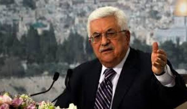 Le président palestinien Mahmoud Abbas 