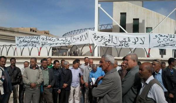 Les gardes communaux se sont rassemblés à Batna.