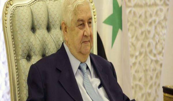 Le chef de la diplomatie syrienne Walid Mouallem