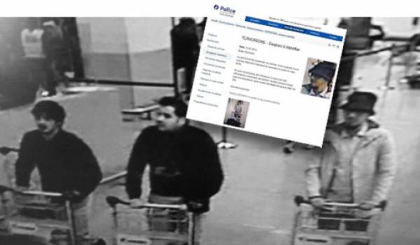 La photo des suspects ayant commis les attentats de Bruxelles