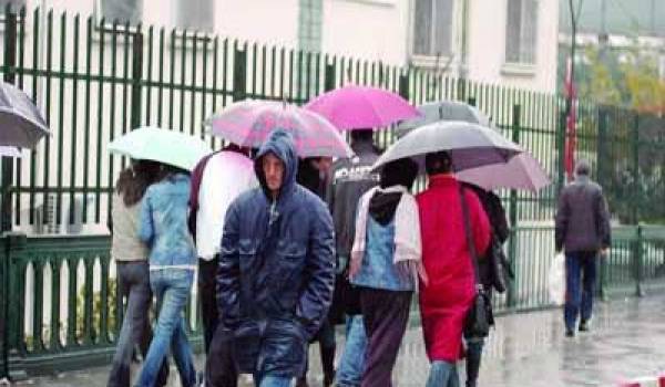 De fréquentes averses de pluie et/ou de grêle affecteront les régions de l'ouest et du centre du pays