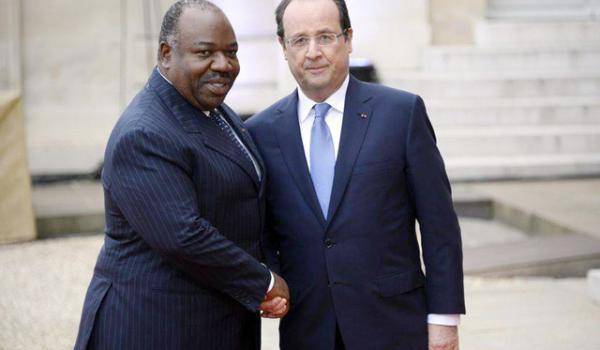 Ali Bongo avec François Hollande 