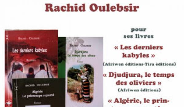 L'écrivain-chercheur Rachid Oulebsir sera l'invité mercredi de l'ACB à Paris