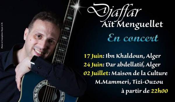 Série de concerts de Djaffar Aït Menguellet