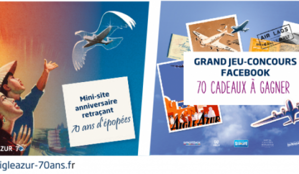 Aigle Azur célèbre son 70ème anniversaire avec ses clients !
