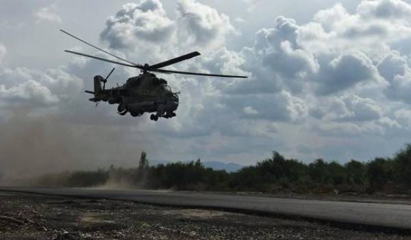 Un hélicoptère syrien avec deux pilotes russes abattu près de Palmyre