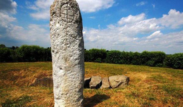 Menhir de Matmata, région de Taza au Maroc.