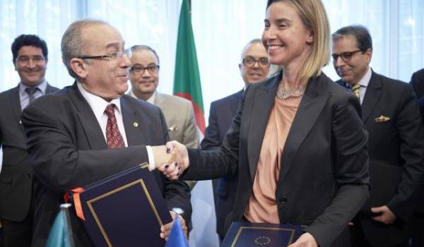 Ramtane Lamamra avec Mme Federica Mogherini