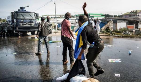 Des morts des centaines d'arrestations au Gabon en moins de 48 heures. Photo AFP