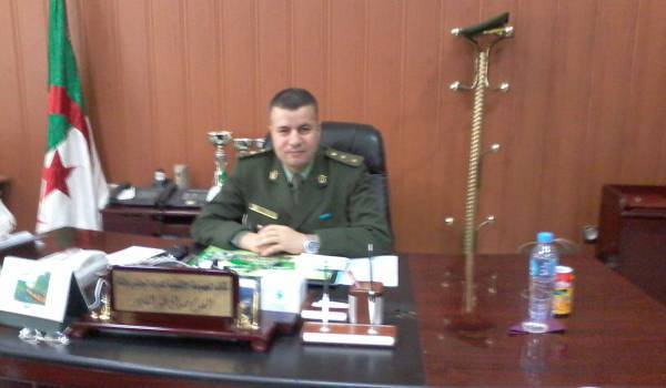 Le colonel Saddak Abdelkader du groupement de gendarmerie de la wilaya de Batna 