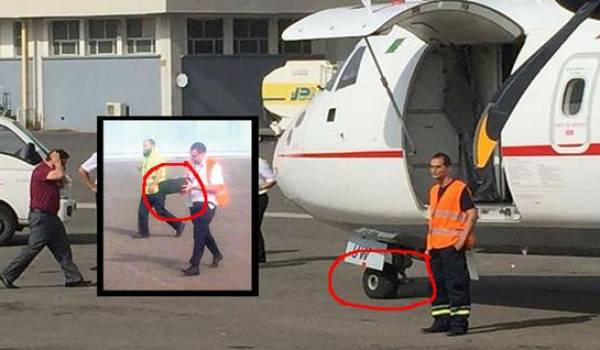 L'avion d'Air Algérie a frôlé la catastrophe. Photo El Khabar.