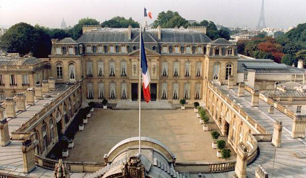 Le palais de l'Elysée.