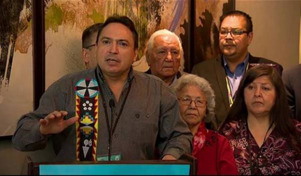 Perry Bellegarde, le chef national de l'Assemblée des Premières Nations. Photo Radio Canada