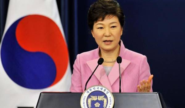 La présidente de la Corée du Sud, Park Geun-Hye, au coeur d'un scandale.