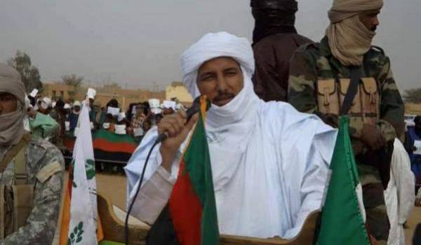 Bilal Ag Chérif, responsable de la Coordination des mouvements de l'Azawad