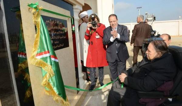 Abdelaziz Bouteflika a inauguré ce matin à l'inauguration. Photo APS