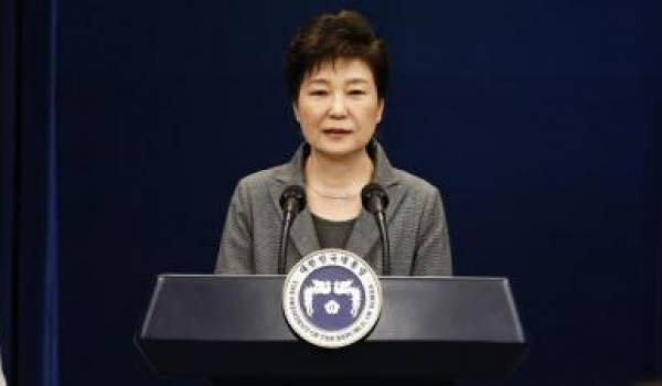 La présidente Park Geun-hye en voie de  destitution. Photo AFP