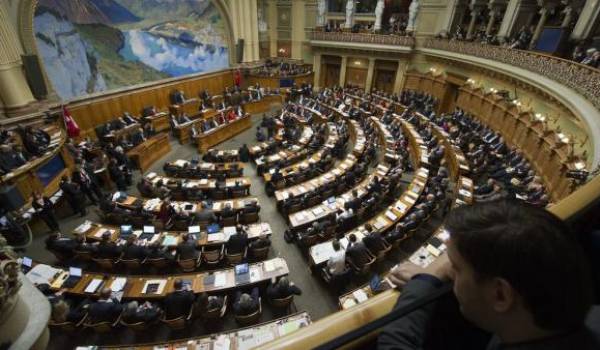 Le parlement suisse.