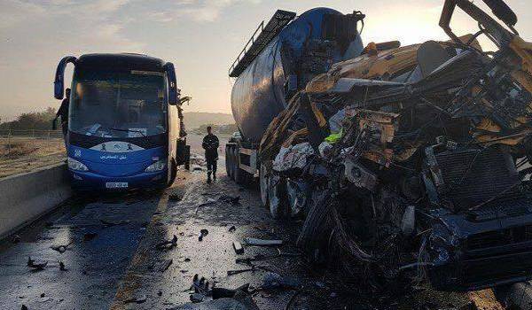 Un bus de voyageurs de la ligne Biskra-Alger a eu un terrible accident. Photo archives.