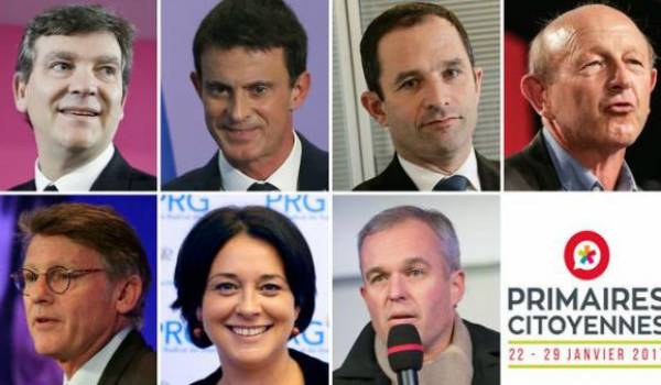 Les candidats à la primaire.