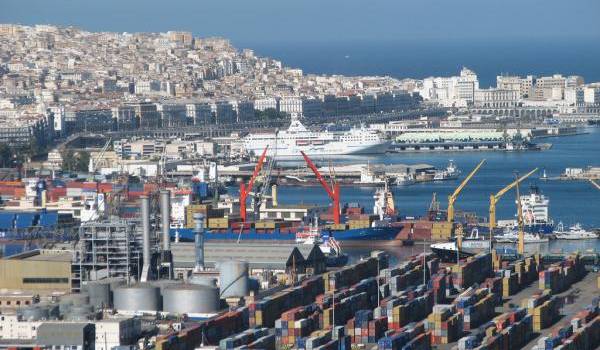 Le port d'Alger.