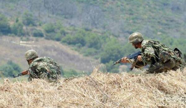 Des soldats de l'aNP en opération.