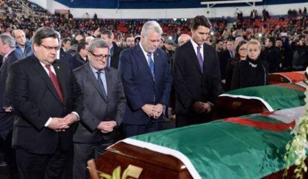 Les autorités canadiennes étaient présentes à la cérémonie d'hommage aux victimes de l'attentat.