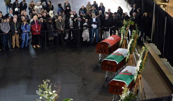 Les funérailles d'Abdelkrim Hassane, Khaled Belkacemi et Aboubaker Thabti récupérées par les islamistes
