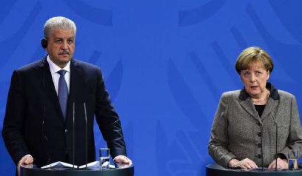 Abdelmalek Sellal et Angela Merkel